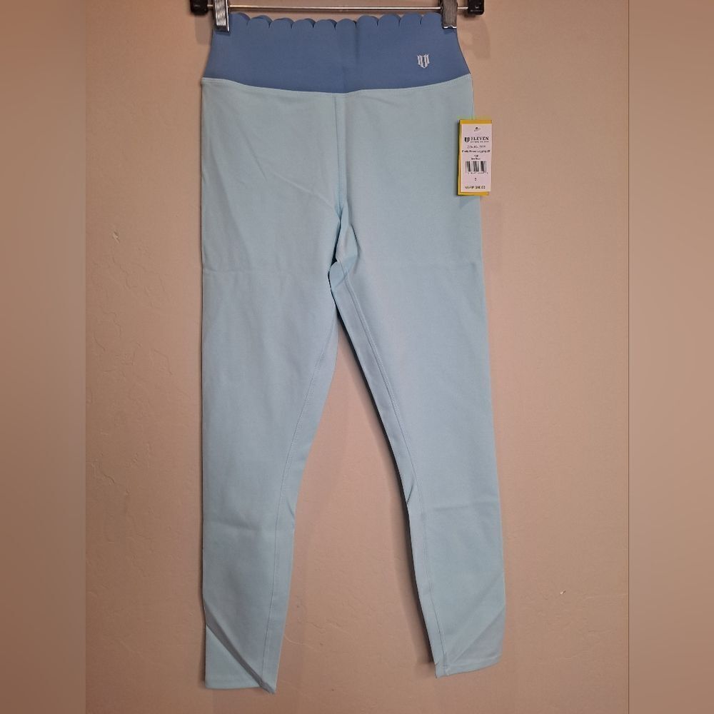 NWT Eleven pretty power tennis leggings ice blue Sma by Venus Williams - Picture 4 of 12